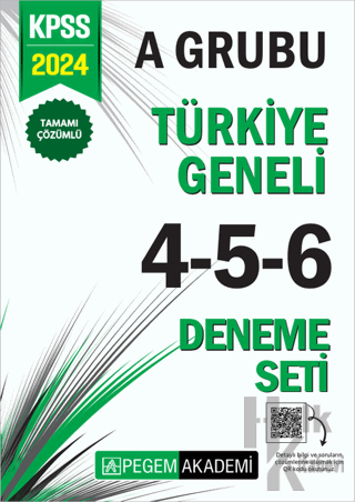 2024 KPSS A Grubu Tamamı Çözümlü Türkiye Geneli 4-5-6 (3'lü Deneme Seti)