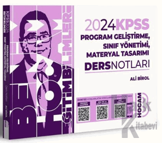 2024 KPSS Eğitim Bilimleri Program Geliştirme Sınıf Yönetimi Materyal Tasarımı Video Ders Notları