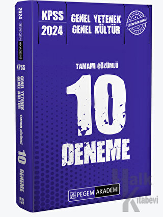 2024 KPSS Genel Yetenek Genel Kültür Tamamı Çözümlü 10 Deneme