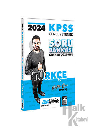 2024 KPSS Genel Yetenek Türkçe Tamamı Çözümlü Soru Bankası - Halkkitab