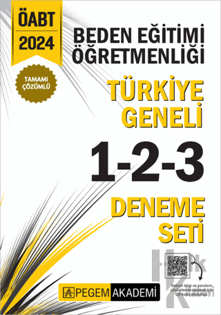 2024 KPSS ÖABT Beden Eğitimi Öğretmenliği Tamamı Çözümlü Türkiye Geneli 1-2-3 (3'lü Deneme Seti)