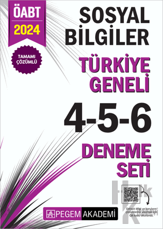 2024 KPSS ÖABT Sosyal Bilgiler Tamamı Çözümlü Türkiye Geneli 4-5-6 (3'