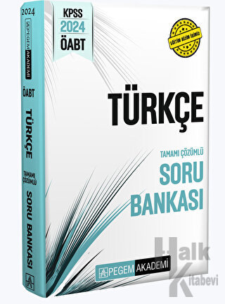 2024 KPSS ÖABT Türkçe Tamamı Çözümlü Soru Bankası - Halkkitabevi