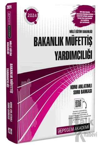 2024 MEB Bakanlık Müfettiş Yardımcılığı Konu Anlatımlı Soru Bankası - 