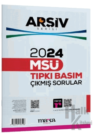 2024 MSÜ Çıkmış Sorular Tamamı Video Çözümlü - Halkkitabevi