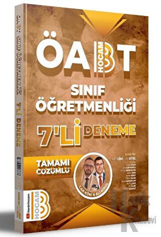 2024 ÖABT Sınıf Öğretmenliği Tamamı Çözümlü 7'li Deneme - Halkkitabevi