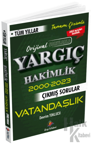 2024 Yargıç Hakimlik Vatandaşlık Tüm Yıllar Çıkmış Sorular - Halkkitab