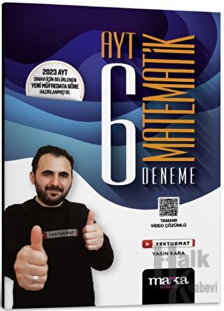 2024 Yeni Müfredat AYT Matematik 6 Deneme Tamamı Video Çözümlü Deprem Müfredatına Uygun