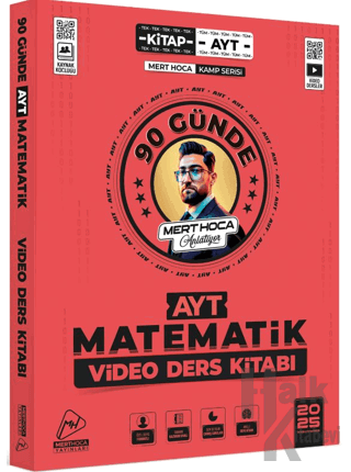 2025 90 Günde AYT Matematik Kampı Video Ders Kitabı - Halkkitabevi