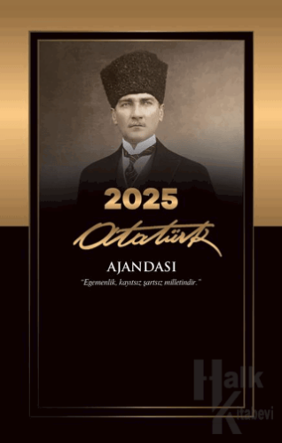 2025 Atatürk Ajanda - Kalpaklı - Halkkitabevi