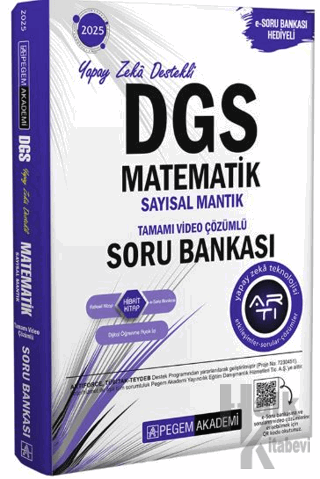 2025 DGS Matematik Sayısal Mantık Tamamı Video Çözümlü Soru Bankası - 