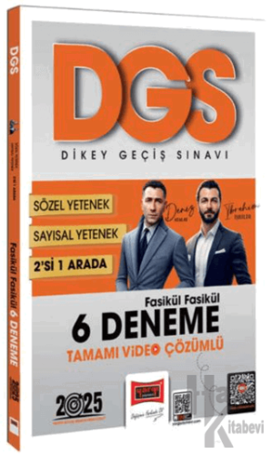 2025 DGS Sayısal-Sözel 2'si Bir Arada Fasikül Fasikül 6 Deneme Tamamı Video Çözümlü