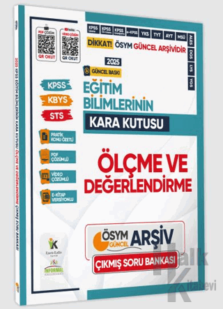 2025 Eğitim Bilimlerinin Kara Kutusu ÖLÇME ve DEĞERLENDİRME Konu Özetli D.Çözümlü Soru Bankası