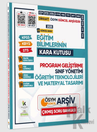 2025 Eğitim Bilimlerinin Kara Kutusu Program Geliştirme-Sınıf-Materyal Konu Ö. Çözümlü Soru Bankası