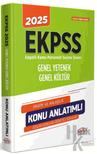 2025 EKPSS Genel Yetenek - Genel Kültür Konu Anlatımlı