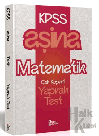 2025 KPSS Aşina Matematik Çek Kopart Yaprak Test - Halkkitabevi