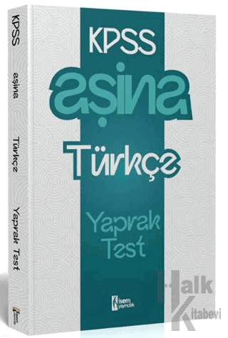 2025 KPSS Aşina Türkçe Çek Kopart Yaprak Test - Halkkitabevi