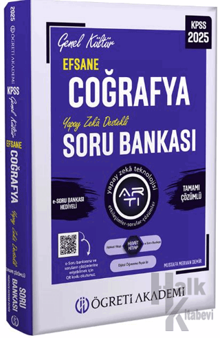 2025 KPSS Genel Kültür Efsane Coğrafya Tamamı Çözümlü Soru Bankası - H