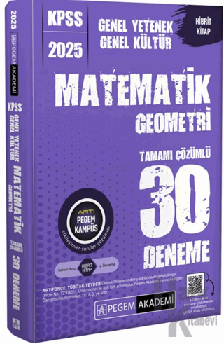 2025 KPSS Genel Yetenek Genel Kültür Matematik-Geometri Tamamı Çözümlü