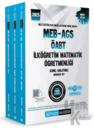 2025 KPSS ÖABT İlköğretim Matematik Öğretmenliği Konu Anlatımlı (3 Kitap)