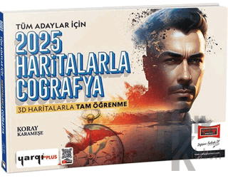 2025 KPSS Tüm Adaylar İçin Haritalarla Coğrafya - Halkkitabevi