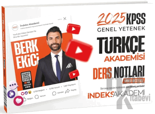 2025 KPSS Türkçe Akademisi Video Ders Notları - Halkkitabevi