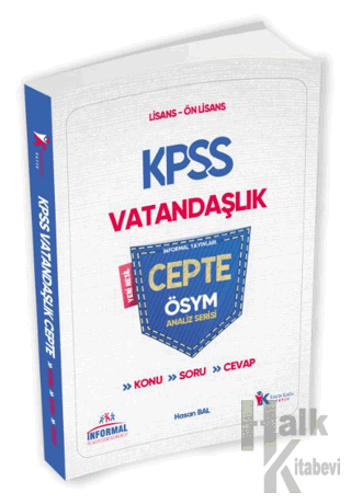 2025 KPSS Vatandaşlık Cepte Konu-Soru-Cevap ÖSYM Analiz Serisi - Halkk