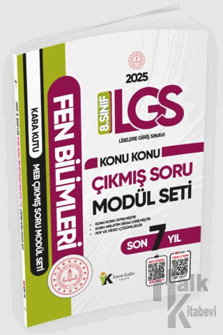 2025 LGS 8. Sınıf Fen Bilimleri Karakutu Konu Konu Son 7 Yıl MEB Çıkmı