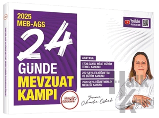 2025 MEB-AGS 24 Günde Mevzuat Bilgisi Kampı