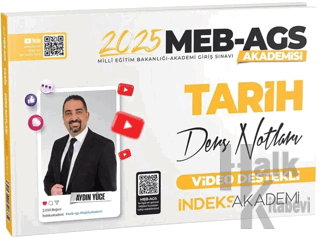 2025 MEB-AGS Akademisi Tarih Video Ders Notları - Halkkitabevi