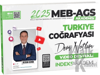 2025 MEB-AGS Akademisi Türkiye Coğrafyası Video Ders Notları - Halkkit