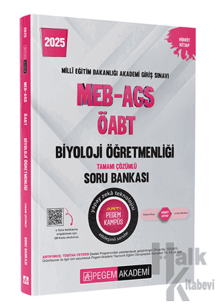 2025 MEB-AGS-ÖABT Biyoloji Tamamı Çözümlü Soru Bankası