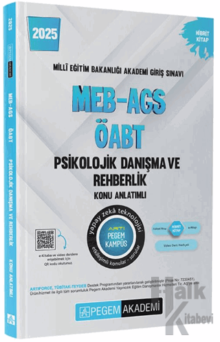 2025 MEB-AGS-ÖABT Psikolojik Danışma ve Rehberlik Konu Anlatımlı