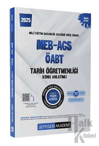 2025 MEB-AGS-ÖABT Tarih Öğretmenliği Konu Anlatımlı - Halkkitabevi