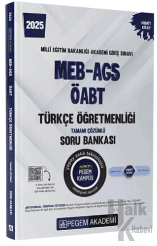 2025 MEB-AGS-ÖABT Türkçe Öğretmenliği Tamamı Çözümlü Soru Bankası