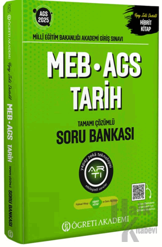 2025 MEB-AGS Tarih Tamamı Çözümlü Soru Bankası - Halkkitabevi