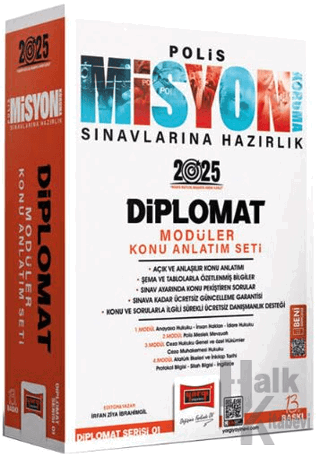 2025 Polis Misyon Sınavlarına Hazırlık Diplomat Serisi Diplomat Modüle