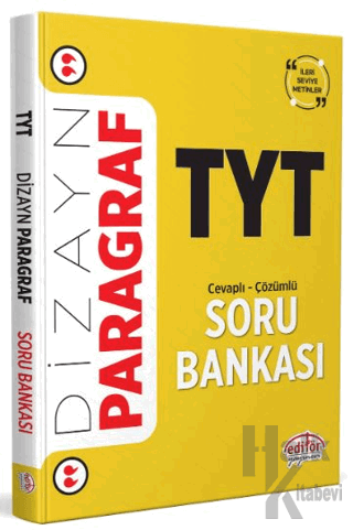 2025 TYT Dizayn Yeni Nesil Sorularla Paragraf Soru Bankası