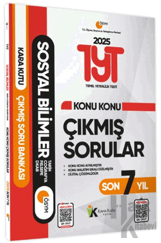 2025 TYT Sosyal Bilimler Son 7 Yıl Çıkmış Sorular - Halkkitabevi