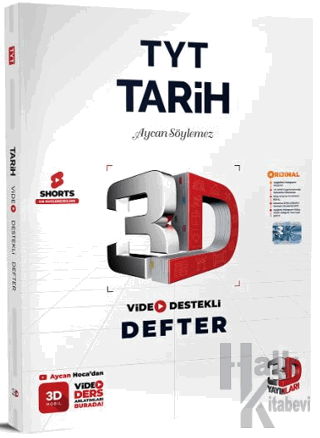 2025 TYT Tarih Video Destekli Defter - Halkkitabevi