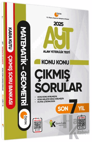 2025 YKS-AYT Matematik-Geometri Son 7 Yıl Çıkmış Sorular - Halkkitabev