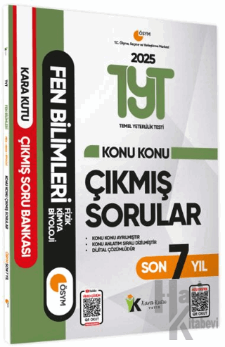 2025 YKS-TYT FEN Bilimleri Son 7 Yıl Çıkmış Sorular - Halkkitabevi