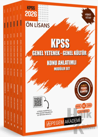 2026 KPSS Ön Lisans Konu Anlatımlı Modüler Set Genel Yetenek Genel Kül