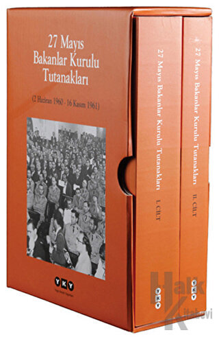 27 Mayıs Bakanlar Kurulu Tutanakları (2 Cilt Takım-Kutulu) (Ciltli)