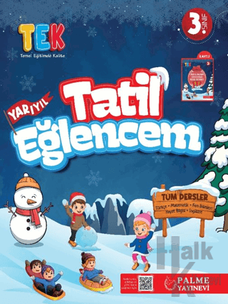 3. Sınıf Tek Yarıyıl Tatil Eğlencem - Halkkitabevi