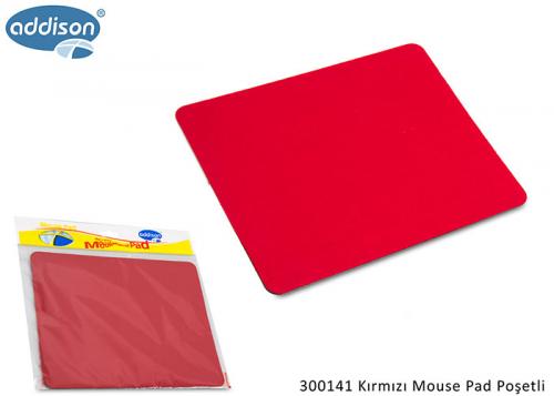 Addison 300141 Kırmızı Mouse Pad Poşetli - Halkkitabevi