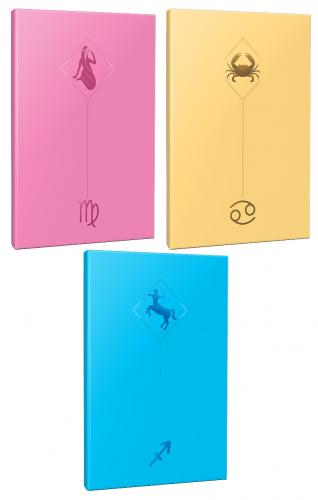 3lü Burç-Astroloji Temalı 13,5x19,5cm 64 Sayfa Çizgisiz Defter Seti -1