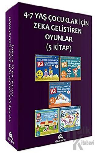 4-7 Yaş Çocuklar İçin Zeka Geliştiren Oyunlar (5 Kitap)
