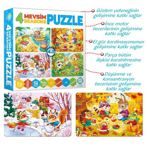 4 Mevsim Puzzle - Halkkitabevi