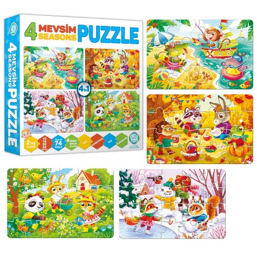 4 Mevsim Puzzle - Halkkitabevi